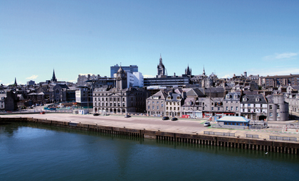 Cruisehaven van Aberdeen in Schotland