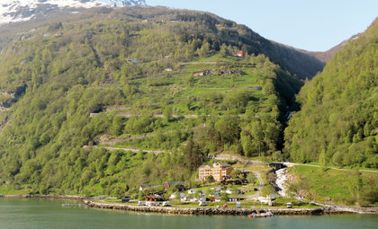 het dorp Geiranger