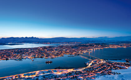 Cruisehaven Tromso in Noorwegen