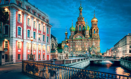 Kerk in St. Petersburg