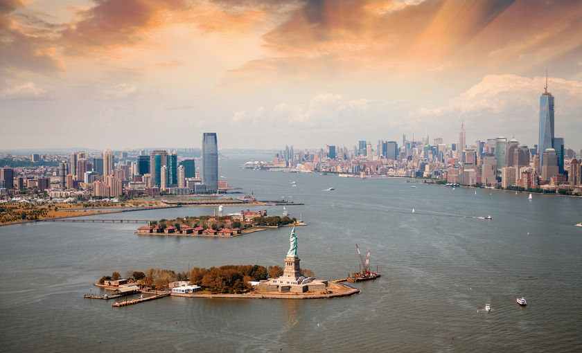 Het vrijheidsbeeld in New York City