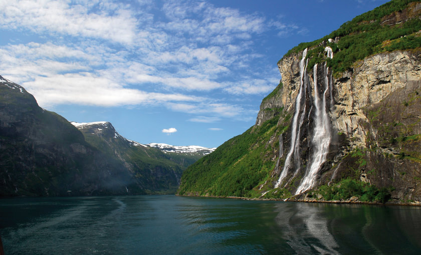 De Noorse fjorden van Geiranger