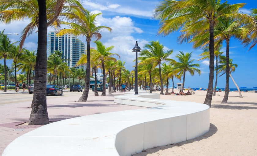 Strand bij Fort Lauderdale