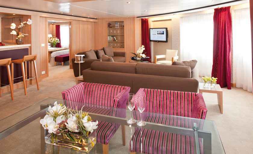 Grand signature suite Odyssey Schip Seabourn 