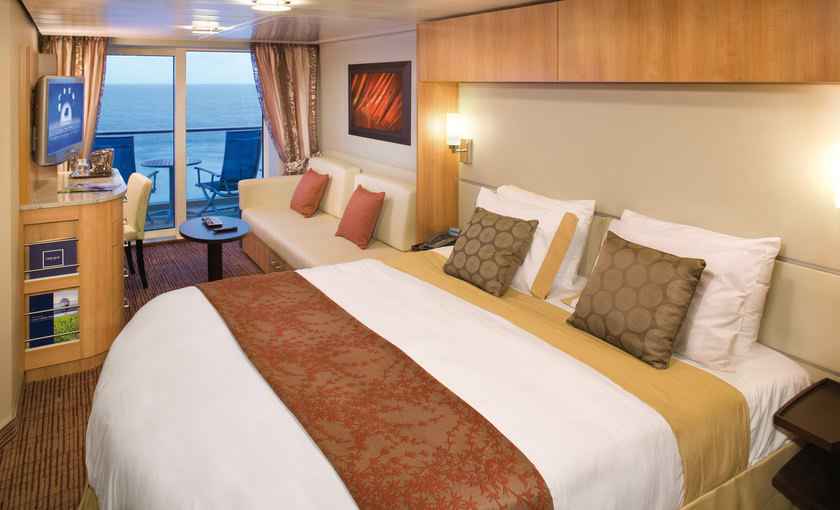 Celebrity cruises buitenhut met balkon  1A
