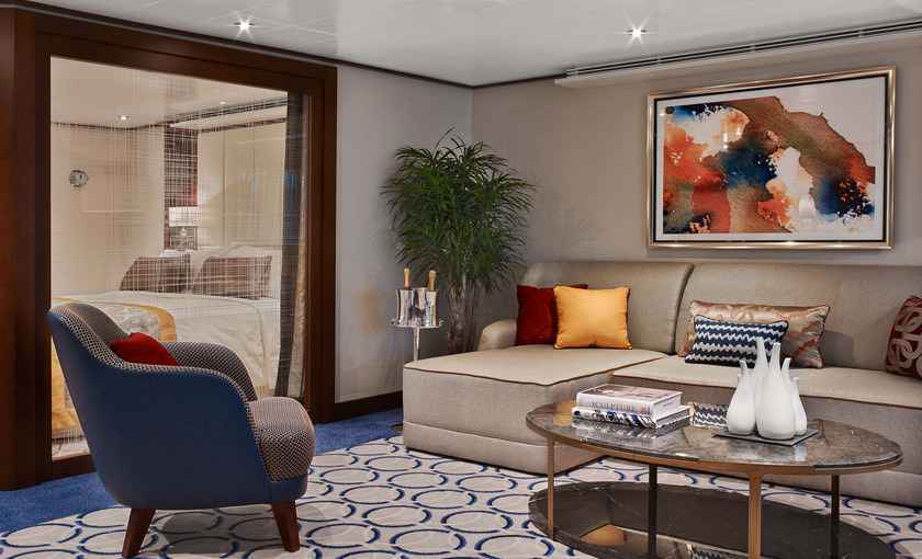 Penthouse spa suite  Ovation Schip Seabourn