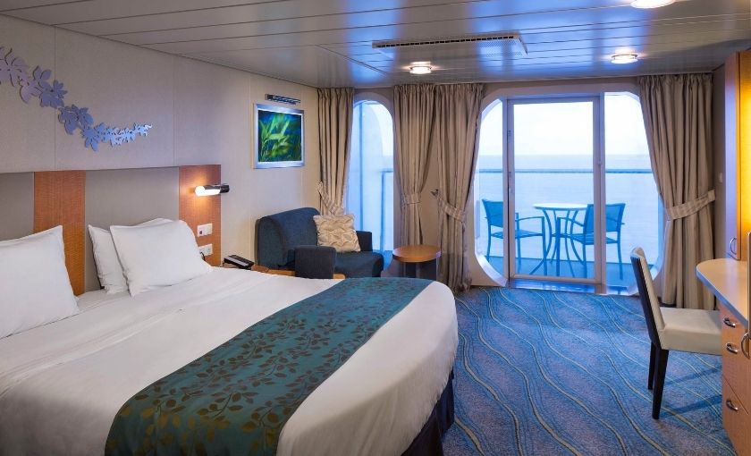 Royal Caribbean buitenhut met balkon XB