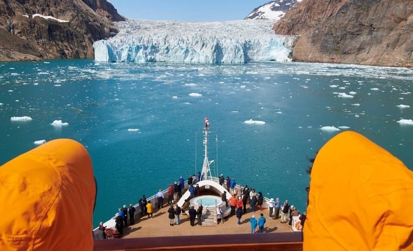 Groenland Gletsjer Prince Christian Sund