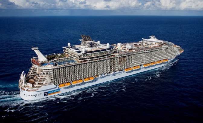 Allure of the Seas schip van rederij Royal Caribbean