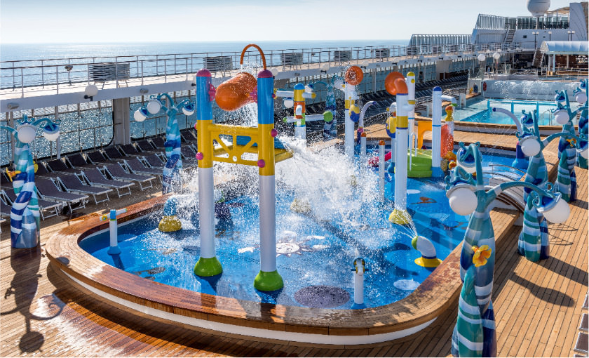 Waterpark van MSC Opera