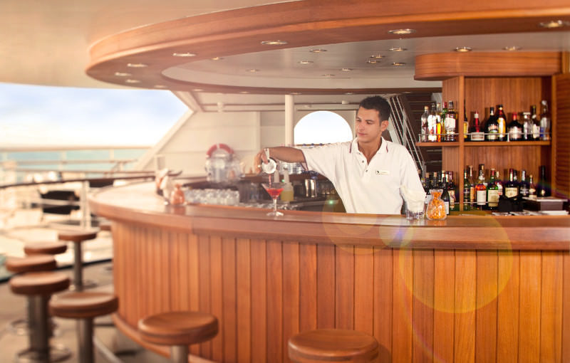 Dekbar op Seabourn Odyssey