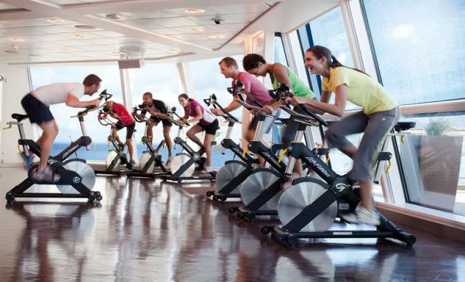 Fitness centrum van Celebrity Solstice
