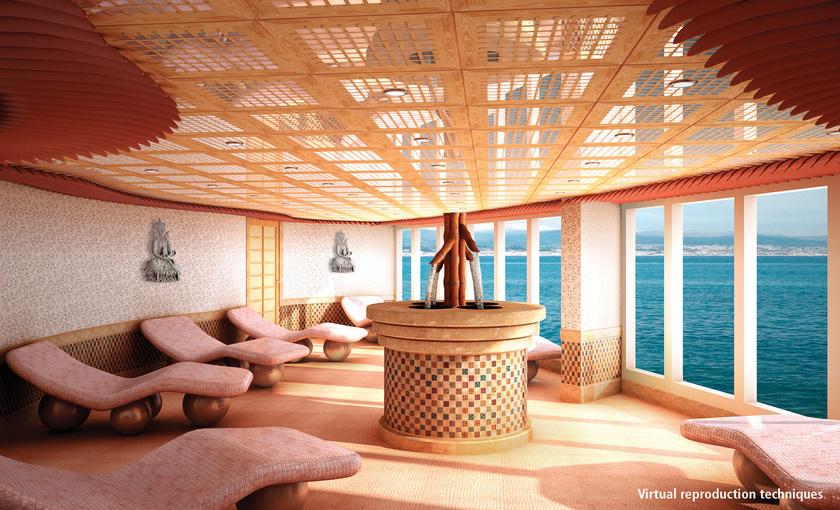 De spa op de Costa Luminosa