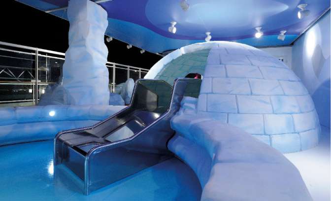 Speelruimte voor kinderen op de MSC Fantasia