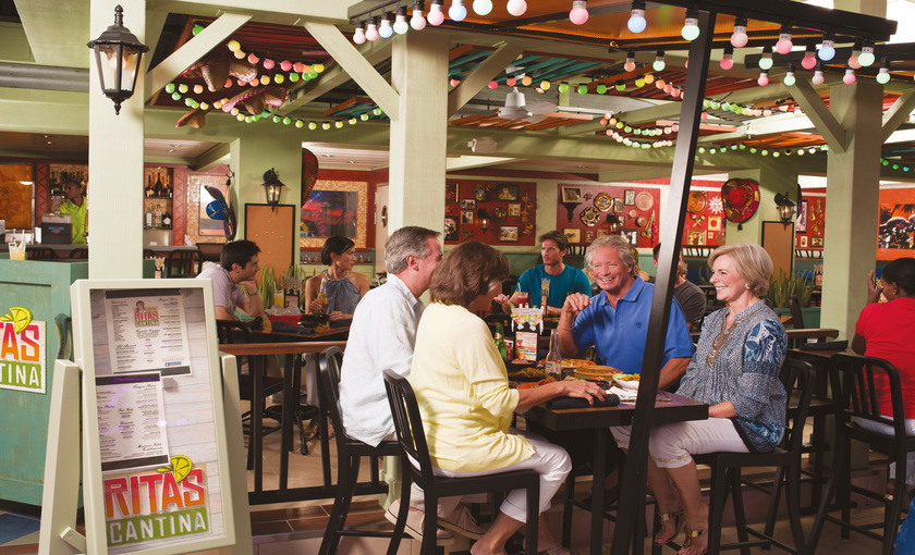 De Rita's Cantina op de Allure of the Seas van Royal Carribean