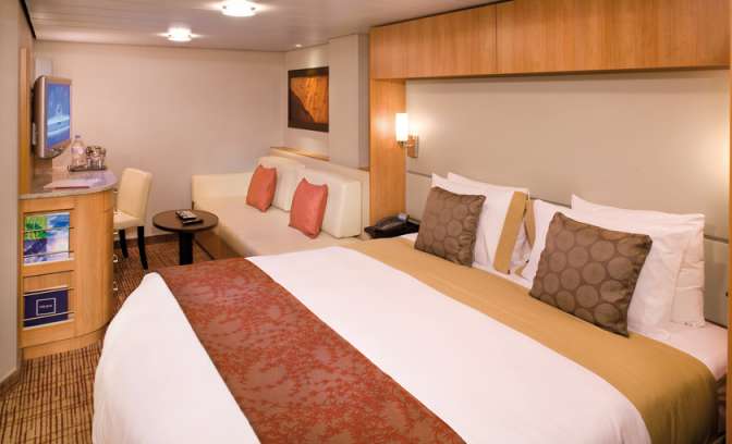 Een binnenhut op de Celebrity Reflection van Celebrity Cruises