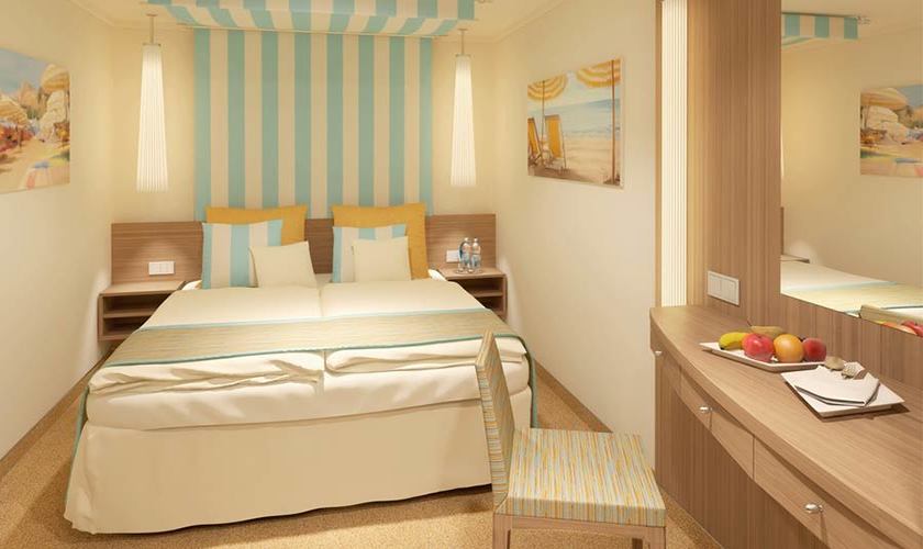 Ruime hut op AIDAprima