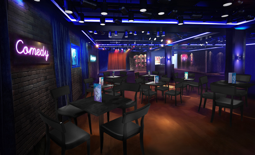 Een comedy bar met optredens op de Norwegian Escape van NCL