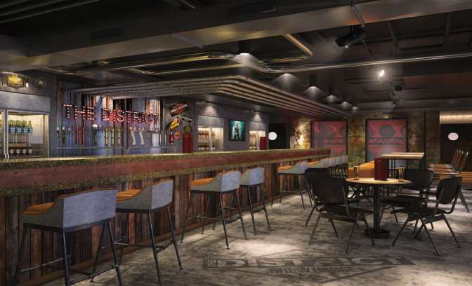 District brew house op de Norwegian Bliss