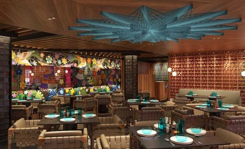 Norwegian Prima restaurant Los Lobos