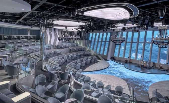 Theater Lounge aan boord MSC World Europa