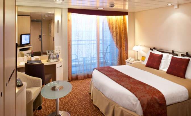 Een mindervalidenhut op de Celebrity Constellation