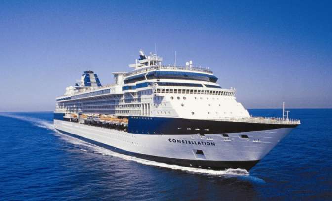Het volledige schip Constellation van Celebrity cruises