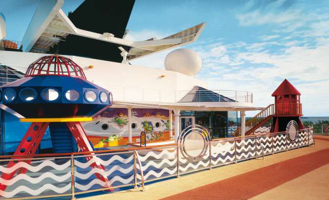 Speelplaats voor kinderen op de Celebrity Summit