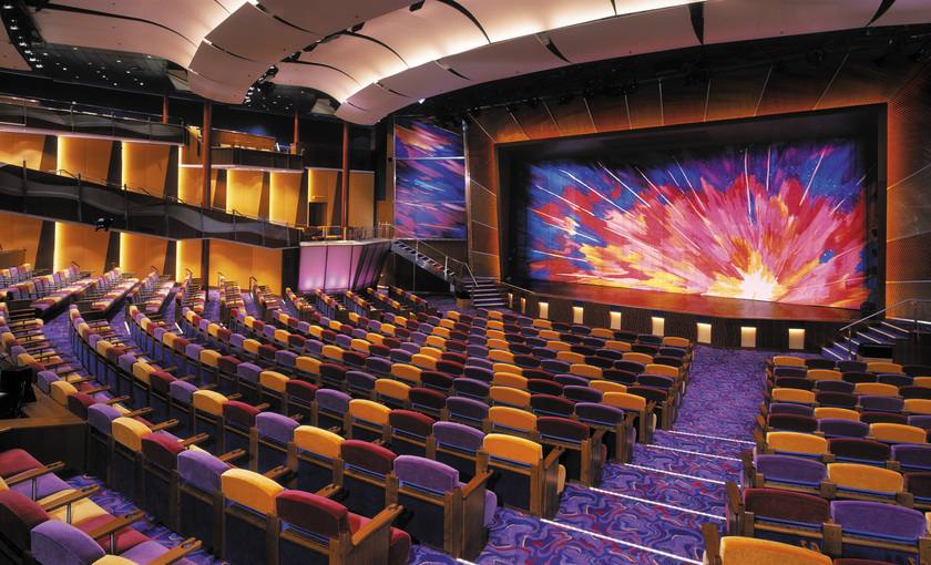 Het theater op de Brilliance of the Seas van Royal Caribbean