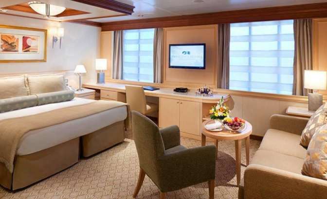Een suite op de Star Princess van Princess Cruises
