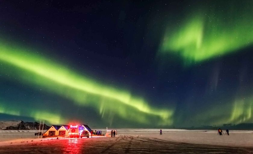 Noorderlicht op Ijsland
